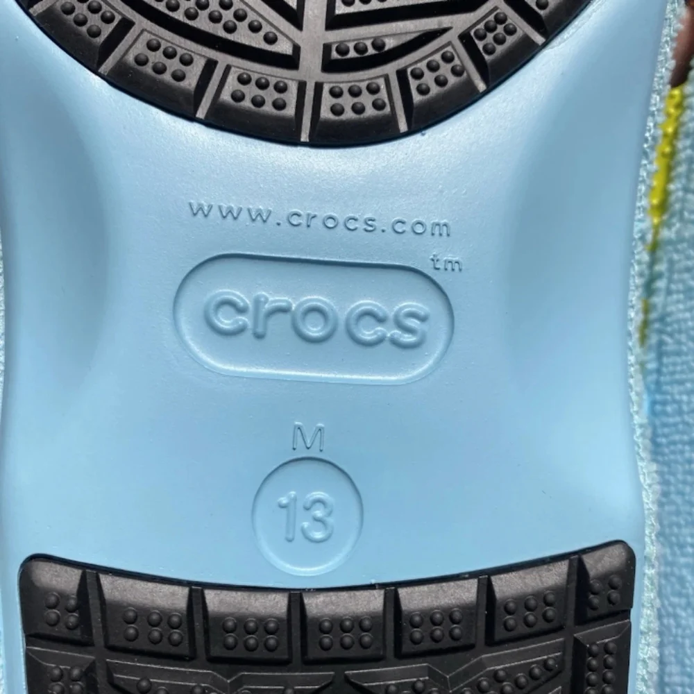 Crocs Zen Garden Sensory Classic Adjustable Terry Cloth Clog Arctic Men’s Sz 13 - Picture 8 of 10